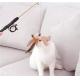 Retractable Feather Teaser Cat Toy Plastic Material For Pet Cat Play
