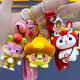 Custom Pvc Keyrings 3D Silicone Kawaii Cartoon Anime Rubber Keychain