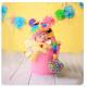 colorful long tail baby hat cap cotton Baby Photography Prop Crochet Hats beanie set