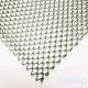 Green Glavanized Stainless Steel Metal Mesh Curtains Coil Drapery