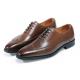 Derby Brogue Oxford Mens Leather Dress Shoes Classical Handmade With OEM Service