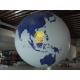 Fireproof Large Earth Balloons Globe for Weather service , Inflatable Ground Balloon