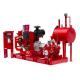 Multistage 1000GPM @ 130PSI Diesel Engine Drive Fire Pump With Horizontal Split case Fire Pump NFPA20/UL/FM Listed