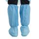 Disposable Non Slip Blue Tall Disposable Waterproof Rain Shoe Cover Durable Disposable Boot Covers