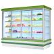 Vertical Fruit Vegetable Open Display Refrigerator For Supermarket