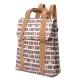 Coffee Grounds Recycle Polyester With Handles Custom Backpack Shopping Tote Bag