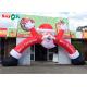 Christmas Inflatable Archway Advertising Christmas Inflatable Santa Arch For Shop Decoration
