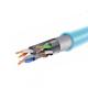 BC Copper Inner Conductor Cat8 LAN Cable with 8 Conductors and 8.1mm Jacket Diameter