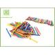 Multi - Color Math Wooden Counting Sticks , DIY Tools Mini Craft Sticks For Child