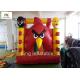 Airtight Angry Bird Inflatable Jumping Castle With Hand Printing