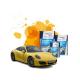 ODM UV Resistant Clear Coat Automotive High Fullness Metallic Orange Paint For Cars
