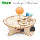 Science Earth Moon and Sun Solar  Moving Orbit Experiment Wooden Color Model Toys Kids DIY Toys STEM astronomy Education