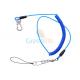 Strong Coil Retractable Tool Tether PU Coat 1.5M Multi Purpose Full Internal Stainless Steel