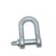 Hot Forged Steel Chain Shackle Galvanized Polished Screw Pin Chain Shackle