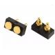 Powerful Magnetic Waterproof Pogo Pins Usb Connector 2 Pin Gold Plated Solder