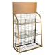 Custom Wire Metal Display Rack  and Cases for Supermarket merchandise show