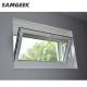 Black And White Sliding Windows With UV Protection For Better Comfort