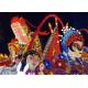 Folk Carving Fabric Lanterns Of Traditional Culture Dramatic Characters Design