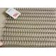 Flat 4m Stainless Steel Spiral Wire Mesh Conveyor Belt Durable