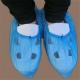 Blue Non Skid Disposable CPE Overshoes For Cleanroom