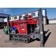 200m Crawler Mounted Diesel Borehole DTH Water Well Drilling Rig Machines