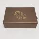 Customized Exquisite Chocolate Packing Boxes With Gold Color Inner Holder
