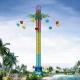 42m Amusement Park Sky Drop Ride / Drop Tower Ride With 9 Cabins