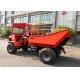 Red Color 4 Ton Mini Farm Tractor Articulated Chassis Full Hydraulic Steering