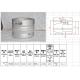 Unstackable Cylinder Shaped Empty Beer Keg Thickness 1.5mm 2.0mm