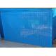 Blue Round Hole Perimeter Safety Screens 1.2X1.8m For Protection