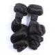 Virgin brazilian unprocessed wholesale Loose wave popular hair weft natural black