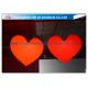 Loving Heart Shape Inflatable Lighting Decoration With 16 Colors LED Light For Wedding
