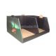 Stylish Rigid Cardboard Counter Display Stands , Black Cardboard Table Top Displays