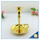 Shinny Gifts Factory Gold Plating Metal Candle holder Church Brass Candle Holder Metal Holders for Candle