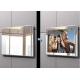 32 43 55'' Mirror Digital Signage Wall Mounted 4k Hd 500cd/m2 Brightness 50/60 HZ
