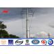 15m 1250Dan Bitumen Electrical Power Pole For Transmission Line Project