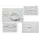 220*230*1.9 230*240*1.9 33MPa Nylon Back Up Ring For Excavator