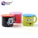 Wholesale custom cartoon mugs water cups plastic toothbrush cup for kids