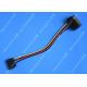 Male To Female 15 Pin SATA Data Cable , Slim SATA Power Extension Cable IDC Type