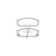 OE Number 34 11 6 761 244 BMW Ceramic Brake Pad Set With Wear Sensor And Hardware Included