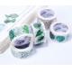 Custom Printed Colored Rice Paper Decorative Waterproof Adhesive washi Masking Tape