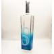 Gradient Coating Vodka Glass Bottle 25oz SGS FDA Heavy Thick Base
