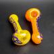 Adult Use Custom Glass Hand  Pipes For Tobacco Dry Herb Grass Weed 3.9 Inch