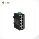 Mini Industrial 8-Port 10/100/1000T 802.3at PoE + 2-Port 10/100/1000T Compact Ethernet Switch