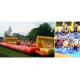 School Inflatable Soccer Field / Soap Football Field For Teenager Play