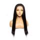 200% Density Bone Straight HD Natural Transparent Lace Frontal Brazilian Human Hair Wigs