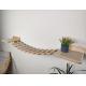 Pine Wood Cat Bridge Shelf On Wall DIY Modern Pet Furniture