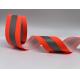 Silver Orange Fire Resistant Reflective Fabric Tape Applied To Firefighting Clothing