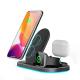 Cellphone 3 In 1 Qi Wireless Charger Stand Dock Pad For IPhone 11 6 7 Xr Airpods Pro