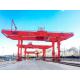 Container Unloading Gantry Crane with Main And Aux Hook 45.5tons 32m for Port Using